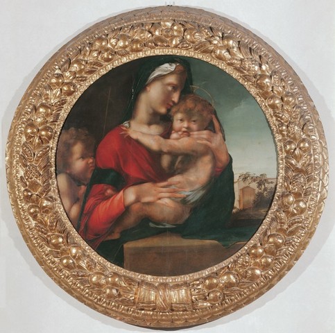 Berruguete, Madonna della Coll. Loeser, palazzo Vecchio, 1513-14