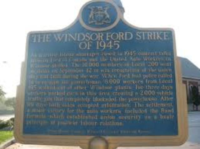 1945: Windsor’s Ford strike