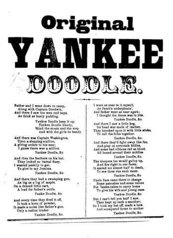 Yankee Doodle became Connecticut’s state song.