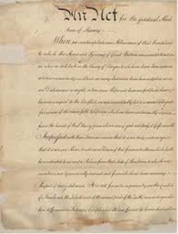 Pennsylvania abolished slavery.