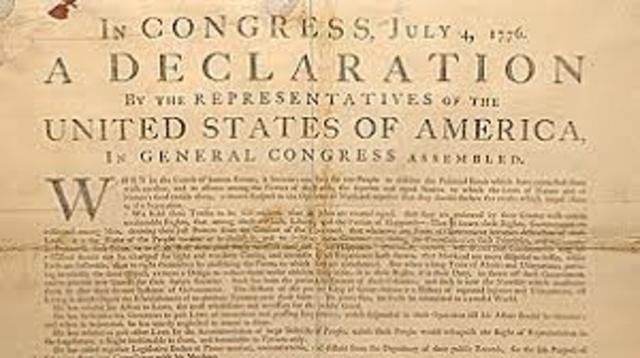 Declaración de Independencia de Estados Unidos