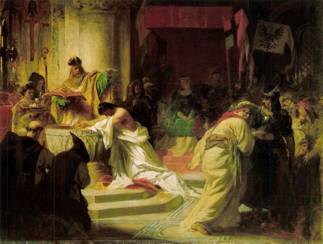 Duke Geza  of Hungary and his son, St. Stephen, were baptized (test 3)