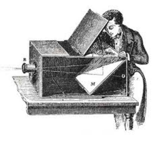 Lente en la opertura