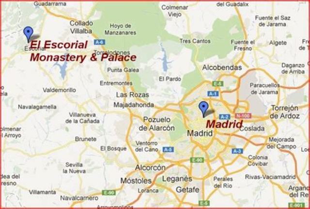 The escorial began construction