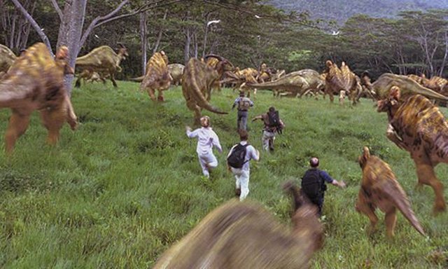 Jurassic Park was the first big-budget CGI effects movie