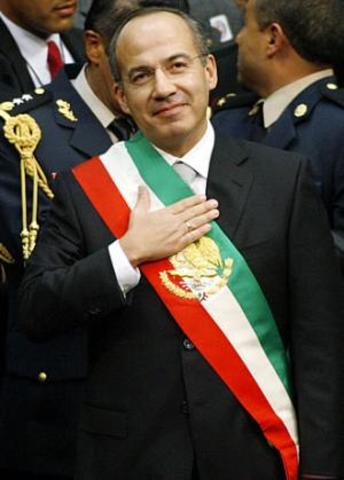 Felipe Calderón llega al poder