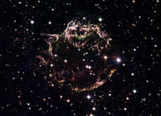 Supernova en Cassiopeia.