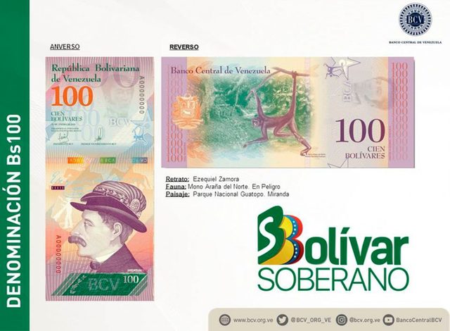 Entrará en vigencia la reconversión y el nuevo cono ￼monetario del Bolívar Soberano.