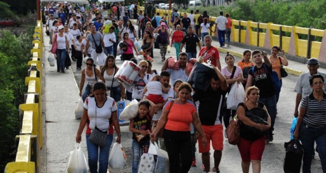 A la fecha se considera que hay más de 1 millón y medio de Venezolanos en Colombia.