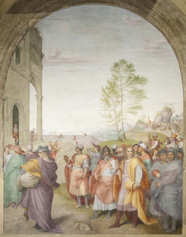 Andrea del Sarto, Viaggio dei magi, 1511, affr. Annunziata, Chiostrino dei Voti