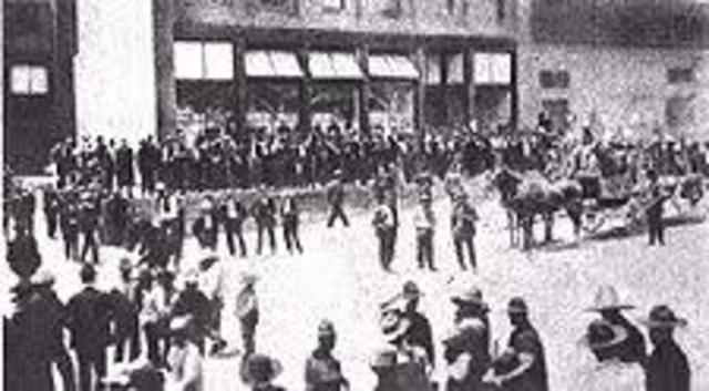 Huelga de mineros en Cananea