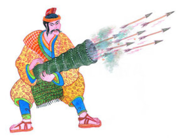 Chinese Invent Gunpowder