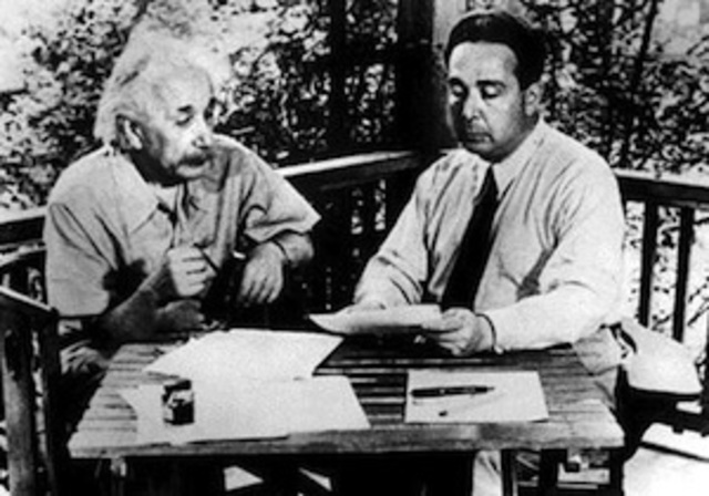 He meet Leo Szilard.