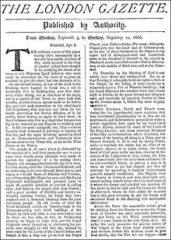 Newspaper-The London Gazette