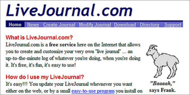 Blogs (LiveJournal)