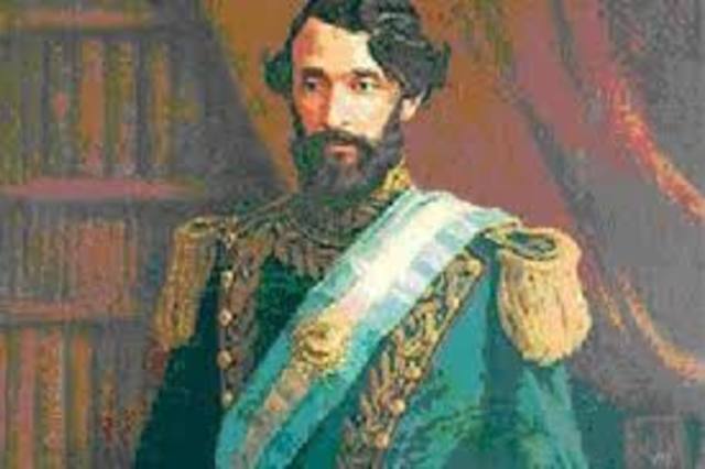 Mitre presidente del país unificado