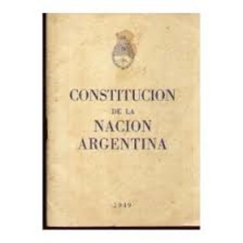 sancion de la constitucion nacional