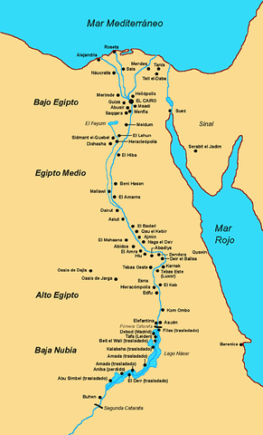 Ubicación Egipcia