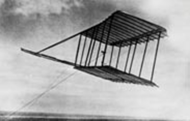 Flight of 1900 Wright Glider