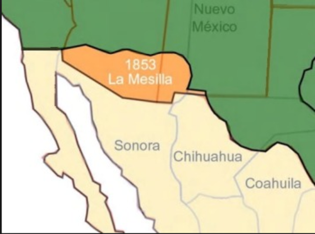 Venta de la Mesilla a Estados Unidos