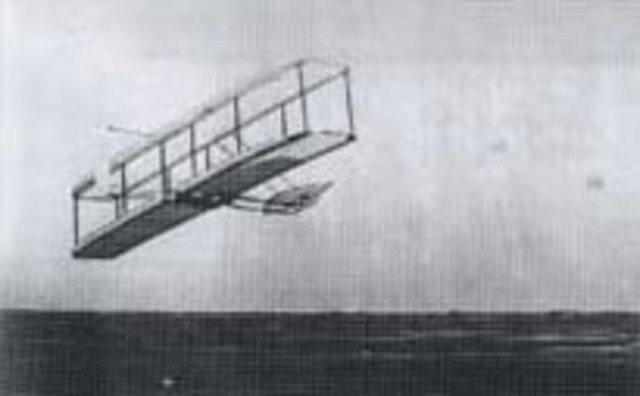 Flight of 1902 Wright Glider