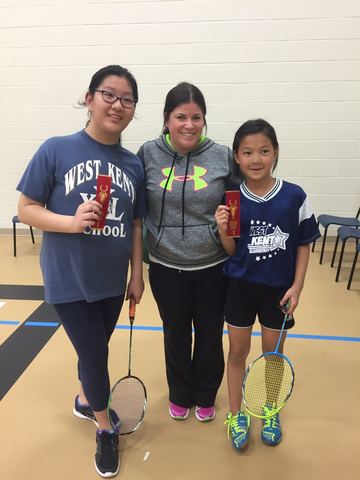 I Got Badminton First Place