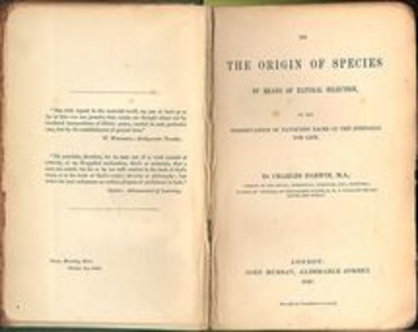 Publica "El origen de las especies por medio de la selección natural"