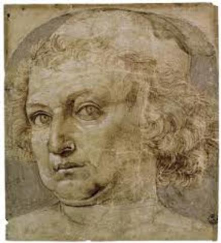 1467: Leonardo becomes an apprentice to Andrea del Verrocchio, in Florence.
