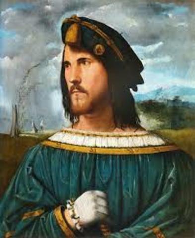 1502: Leonardo becomes Cesare Borgia's military engineer.