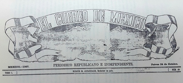 Periódico El Correo de México de Ignacio Ramíres 1867