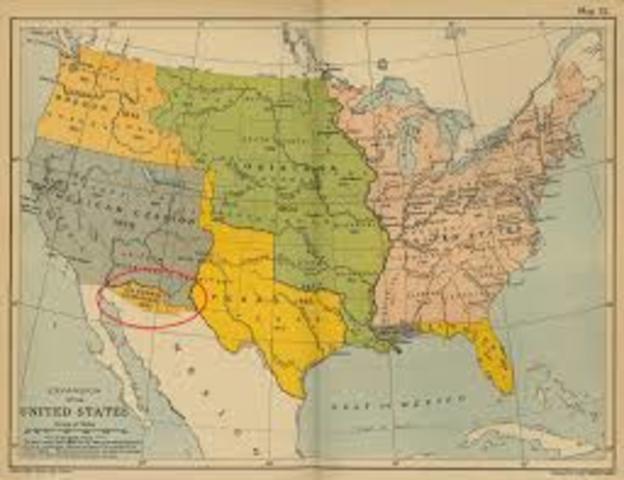 Venta de La Mesilla a Estados Unidos,1853