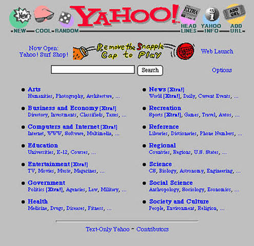 Search Engines (Yahoo)