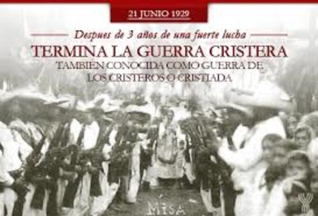 1929 fin de la guerra cristera