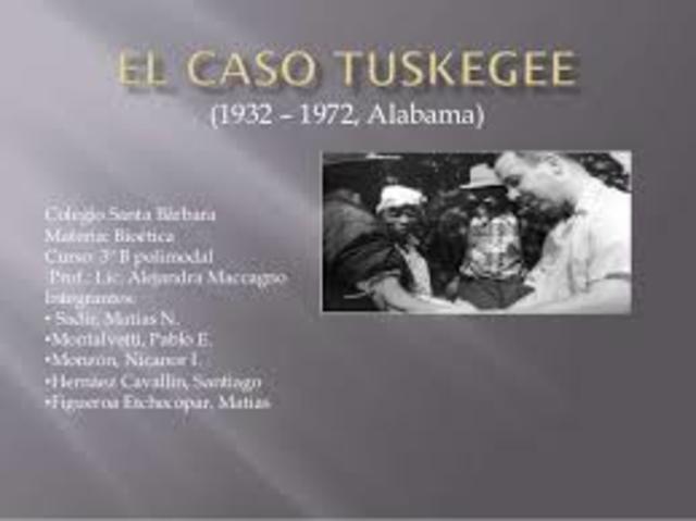 Se divulga el llamado "Caso Tuskegee"