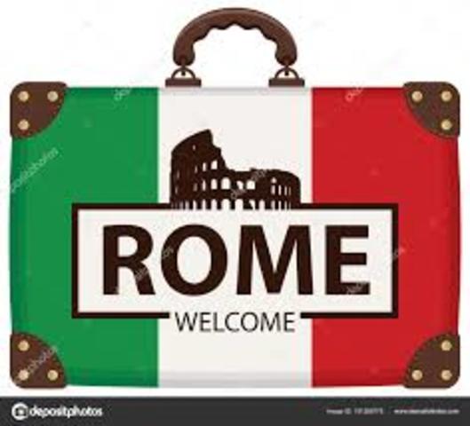 When he moved to Italy.