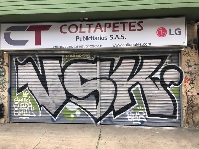 Oleada del grafiti en Bogotá