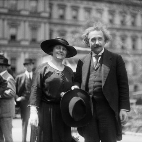 Einstein marries his cousin Elsa