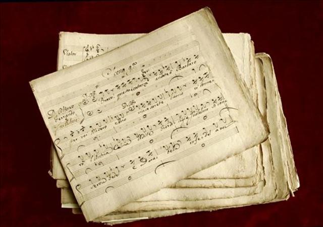 Mozart writes his firts opera.