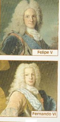 PRIMEROS BORBONES ESPAÑOLES