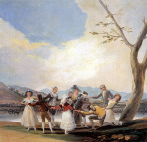 Dibuixos per tapisos, La gallina ciega.