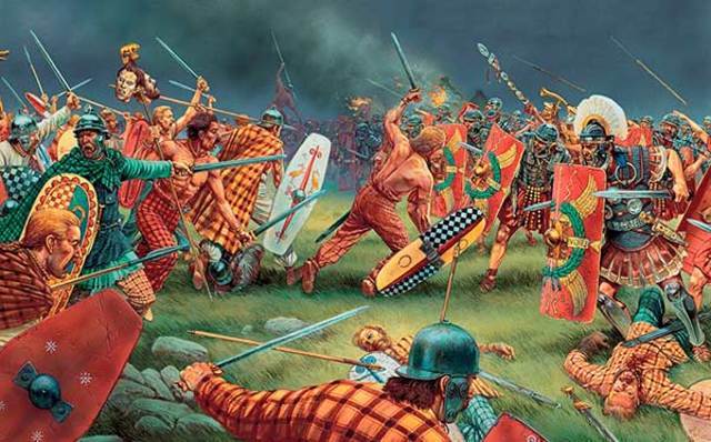 Inicio de la conquista de Britania.