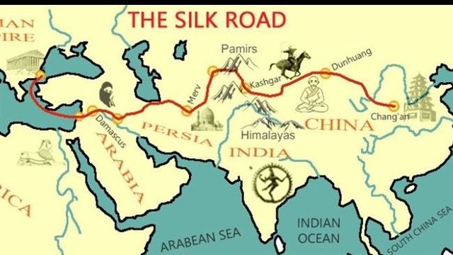 Silk Road Trade Route