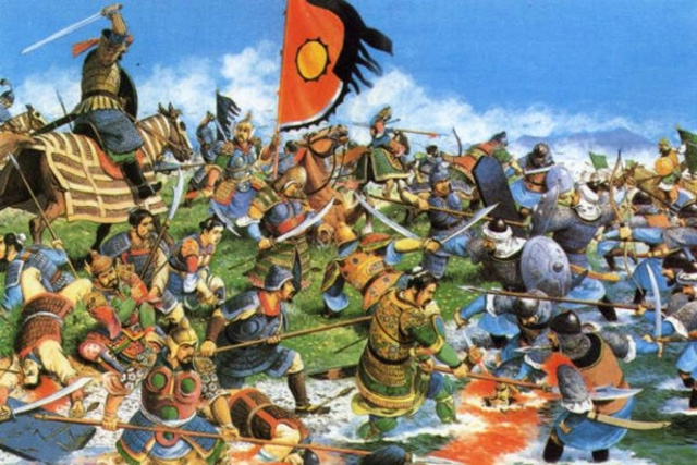 Battle on the Samarkand Talus River
