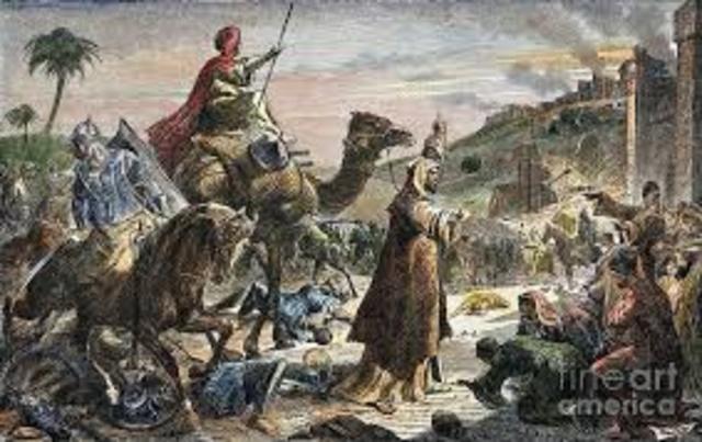 Los árabes conquistan Jerusalén