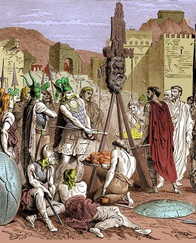 Les Gaulois font le siège de Rome