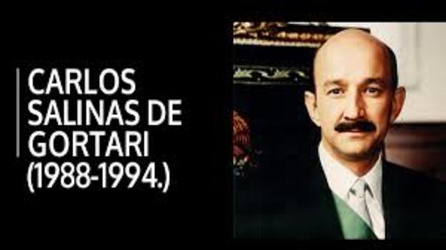 Administración del Presidente Carlos Salinas de Gortari