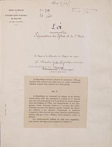 Séparation de l’Église et de l’État