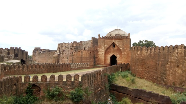 Bidar Fort was built by Sultan Ala-ud-din Bahman