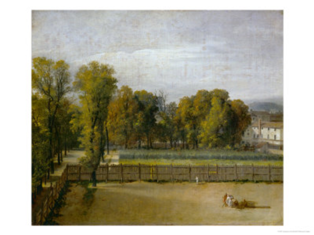 Jardín de Luxemburgo, J. L. David