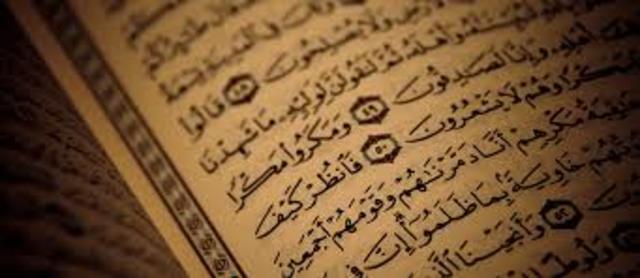 Koranen blir nedskreven